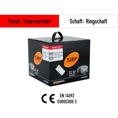 Coilnagel Tjep MX 21/45 - 839045 - feuerverzinkt - 2.400 Nägel