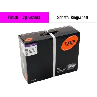 Streifennagel Tjep GR 31/98 12µ verzinkt - 2.800 Nägel