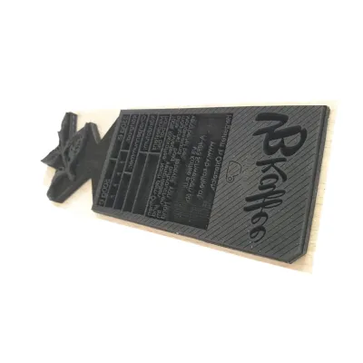 ABC Gummiklischee - Druckklischee