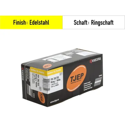 Streifennagel Tjep FH 28/55 V2A Edelstahl rostfrei - 1.000 Nägel