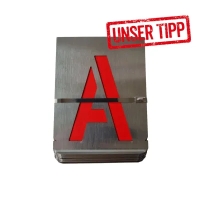 Buchstaben Schablonen Edelstahl