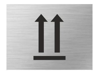 Versandschablone aus Aluminium