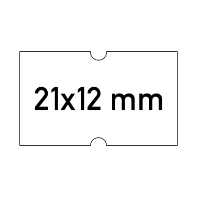Etiketten 21x12 mm