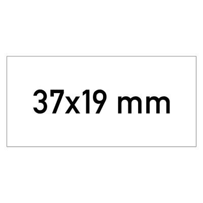 Etiketten 37x19 mm rechteckig