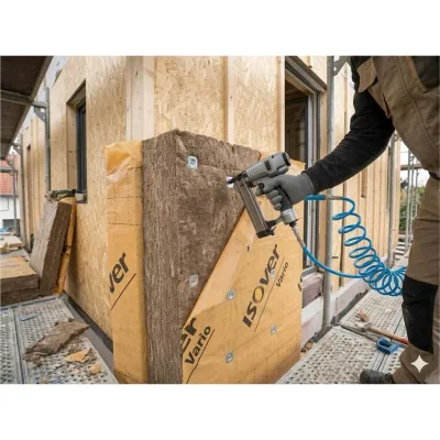 Klammergerät für Außenverkleidung und Fassaden