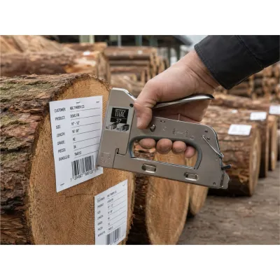Handtacker für Sägewerk, Forstwirtschaft, Parkett