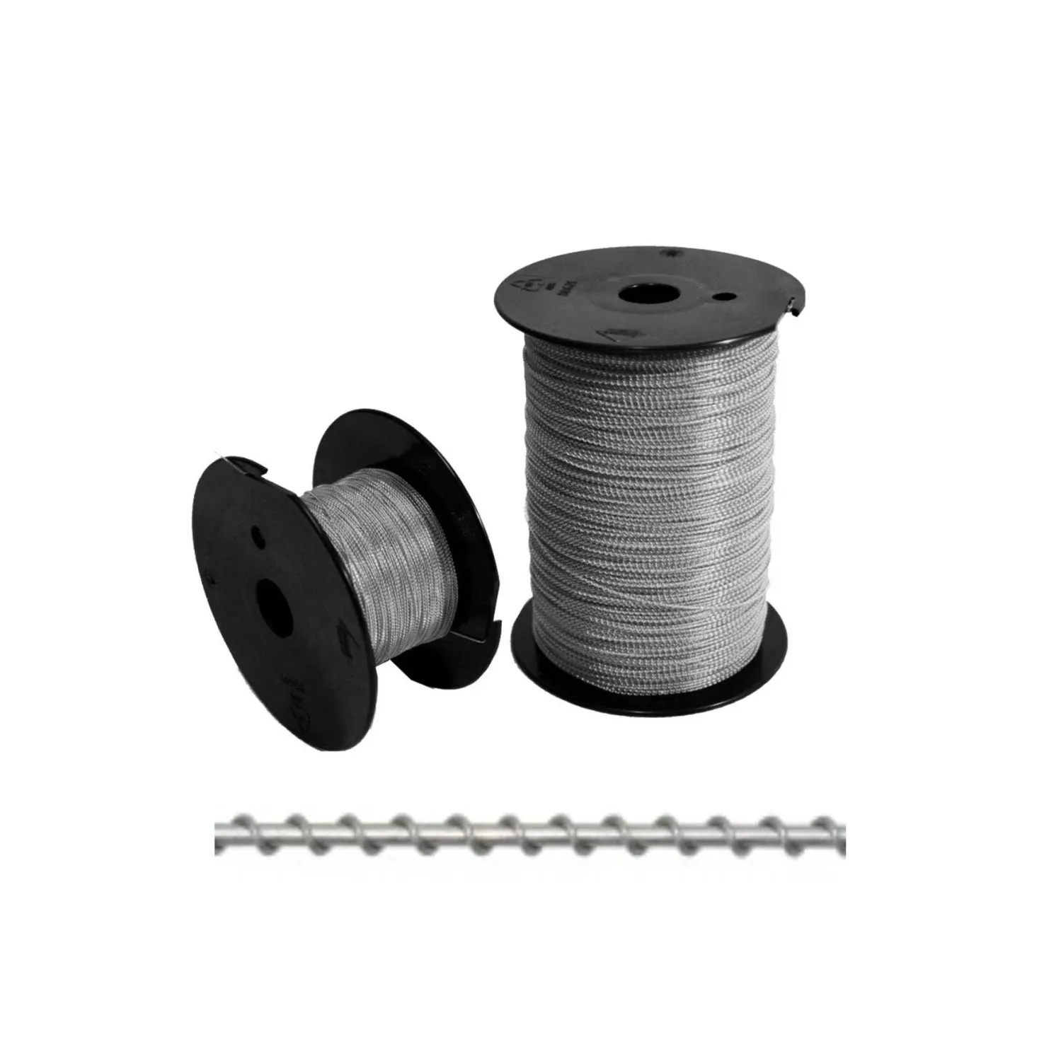 Plombendraht Perlon/Eisen verzinkt - 0.5 x 0.3 mm