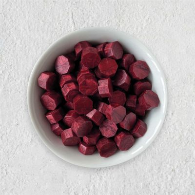 Siegelwachs in Perlen - Granatapfel - Granulat