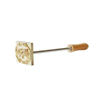 Brandstempel mit Handgriff ohne Strom