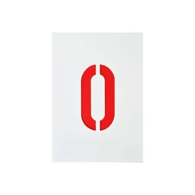 Zahlen Schablonen 0-9 Kunststoff 100 mm