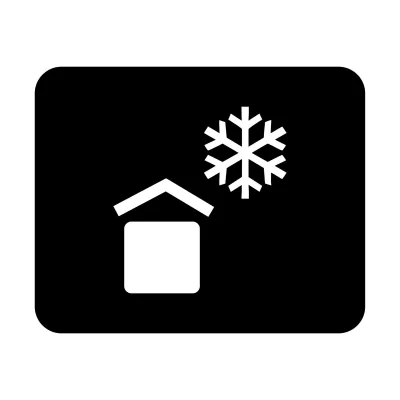 Schablone Versandsymbol "Vor Kälte schützen"