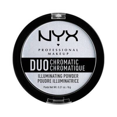 NYX PROFESSIONAL MAKEUP Duo Chromatic Illuminating Powder, Lavender Steel
