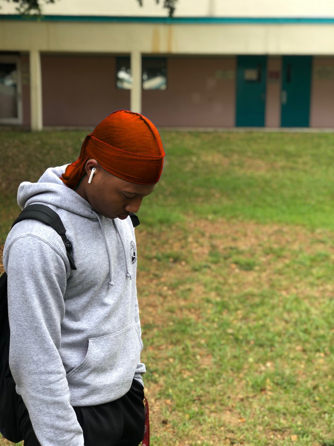 Orange Silk Durag
