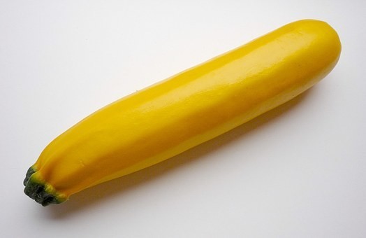 Yellow courgette