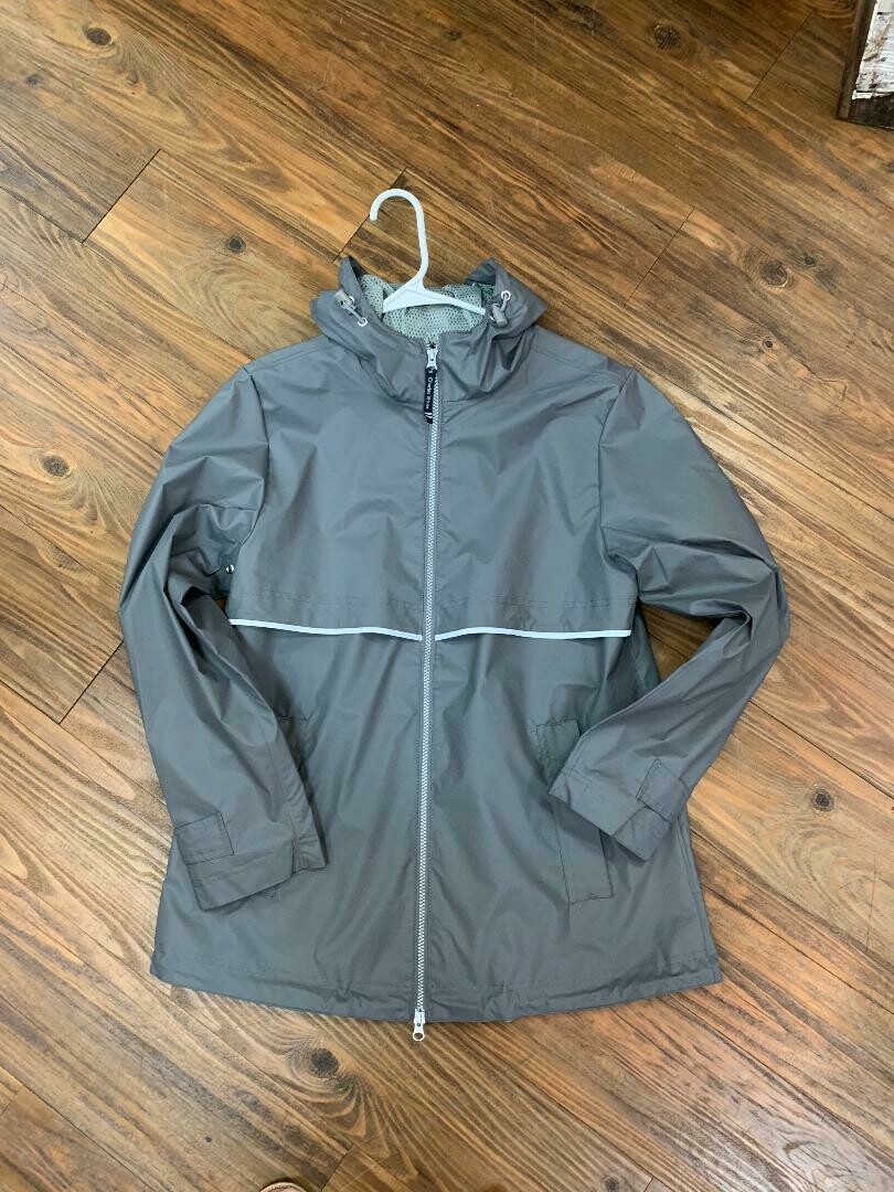 charles river full zip rain jacket