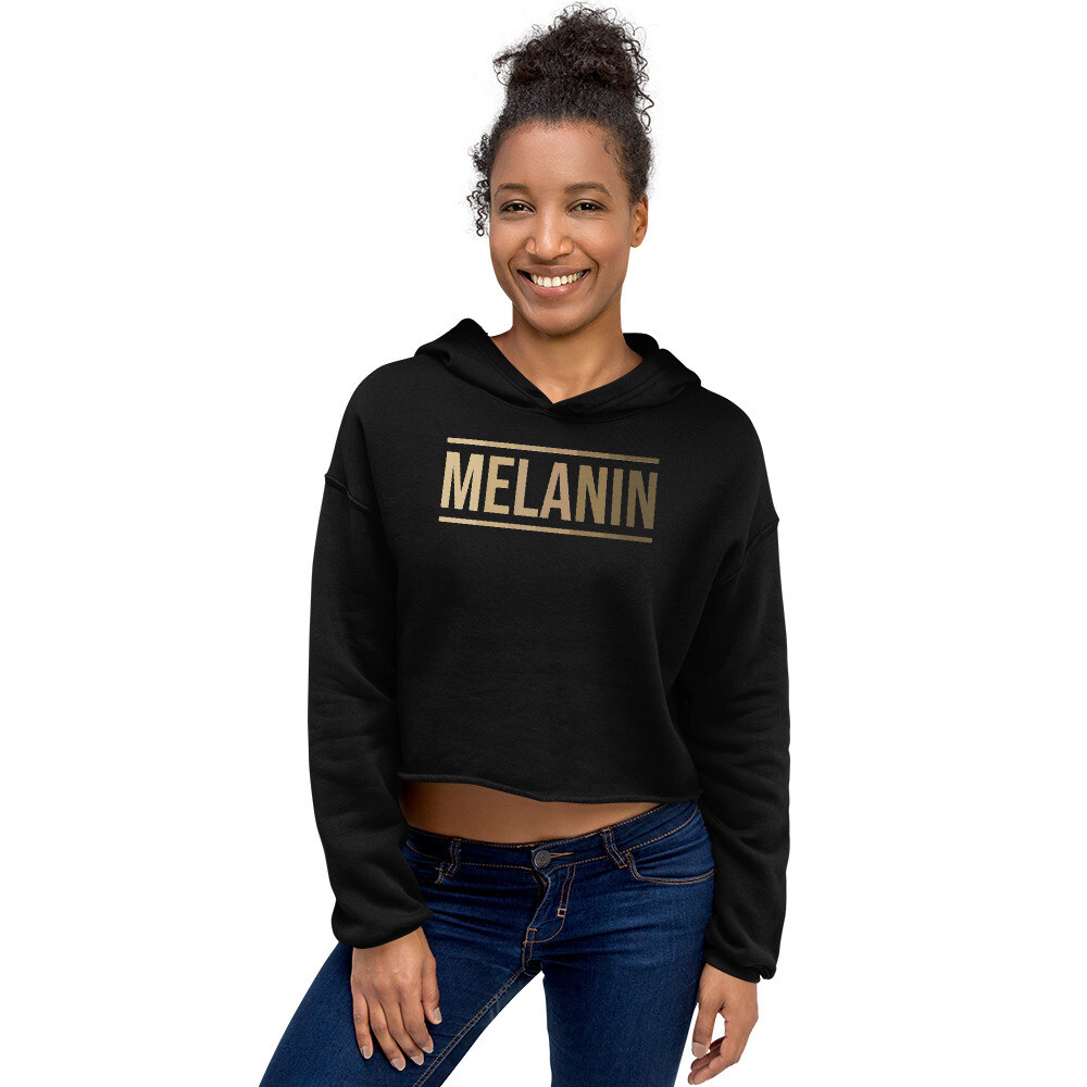 melanin crop hoodie