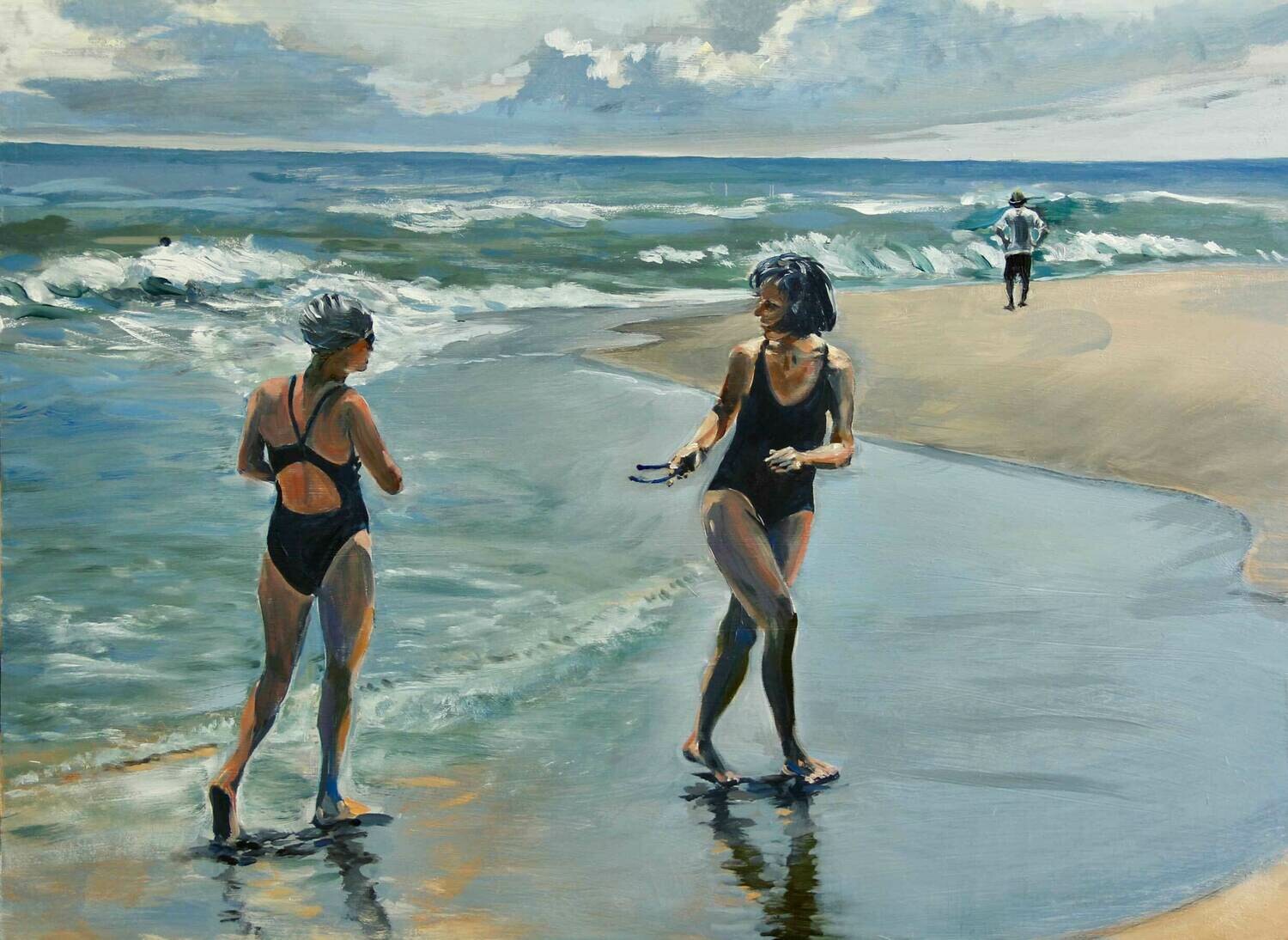 Wasque Swimmers | Print on Canvas