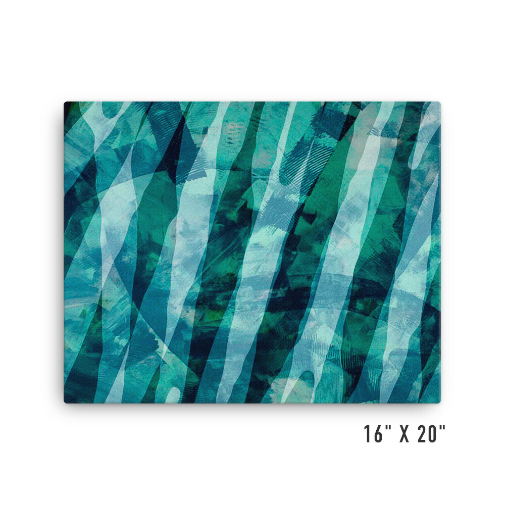 Blue Rhythms | Canvas Print