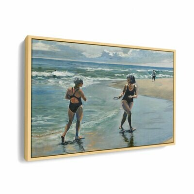 Wasque Point Swimmers | Original Oil Painting