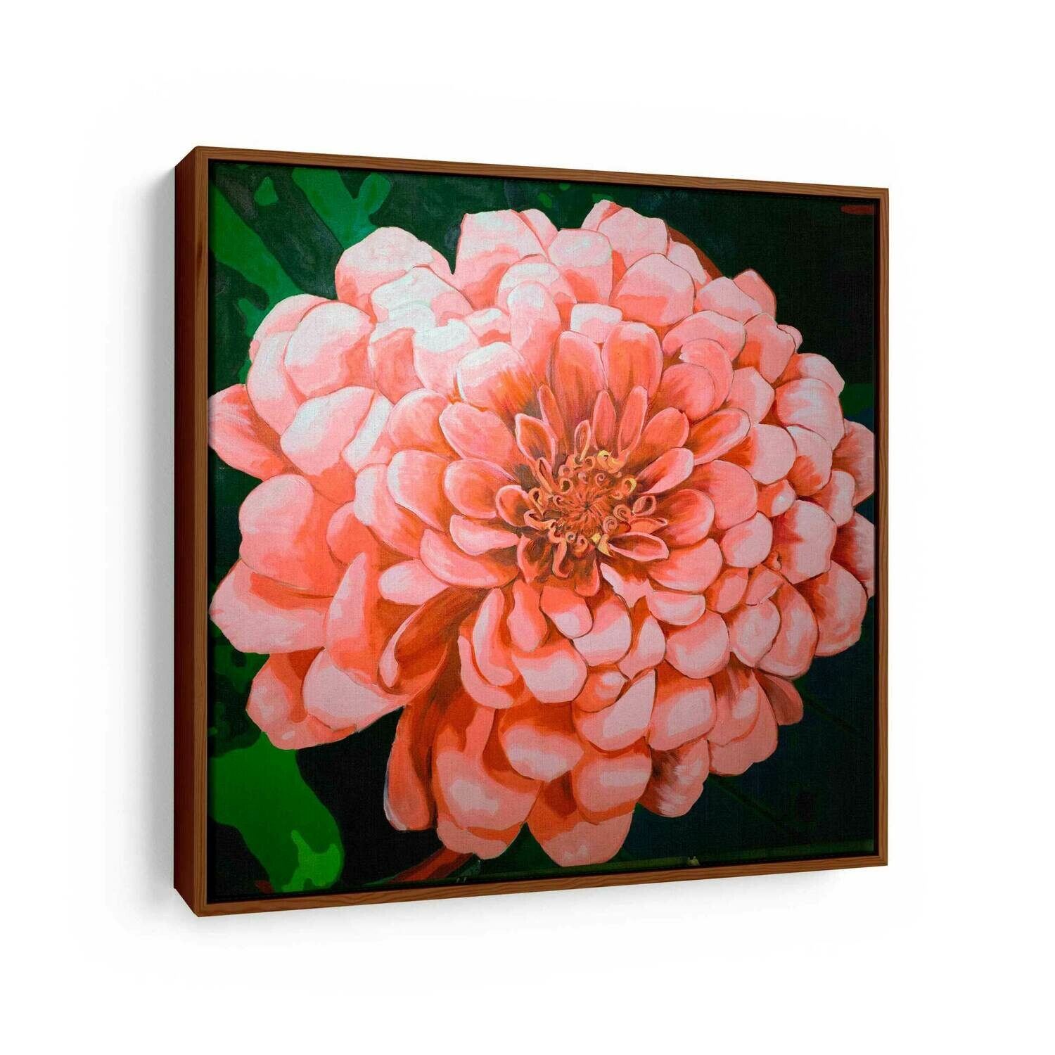 Zinnia | Original Oil Painting