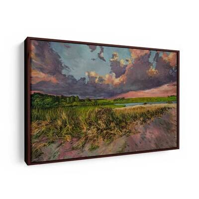 Vineyard Sunset | Original Oil Painting