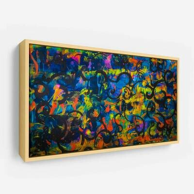 Filigree On Fire | Mixed Media Original