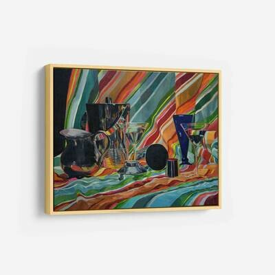 Still Life with Martini | Original Oil Painting