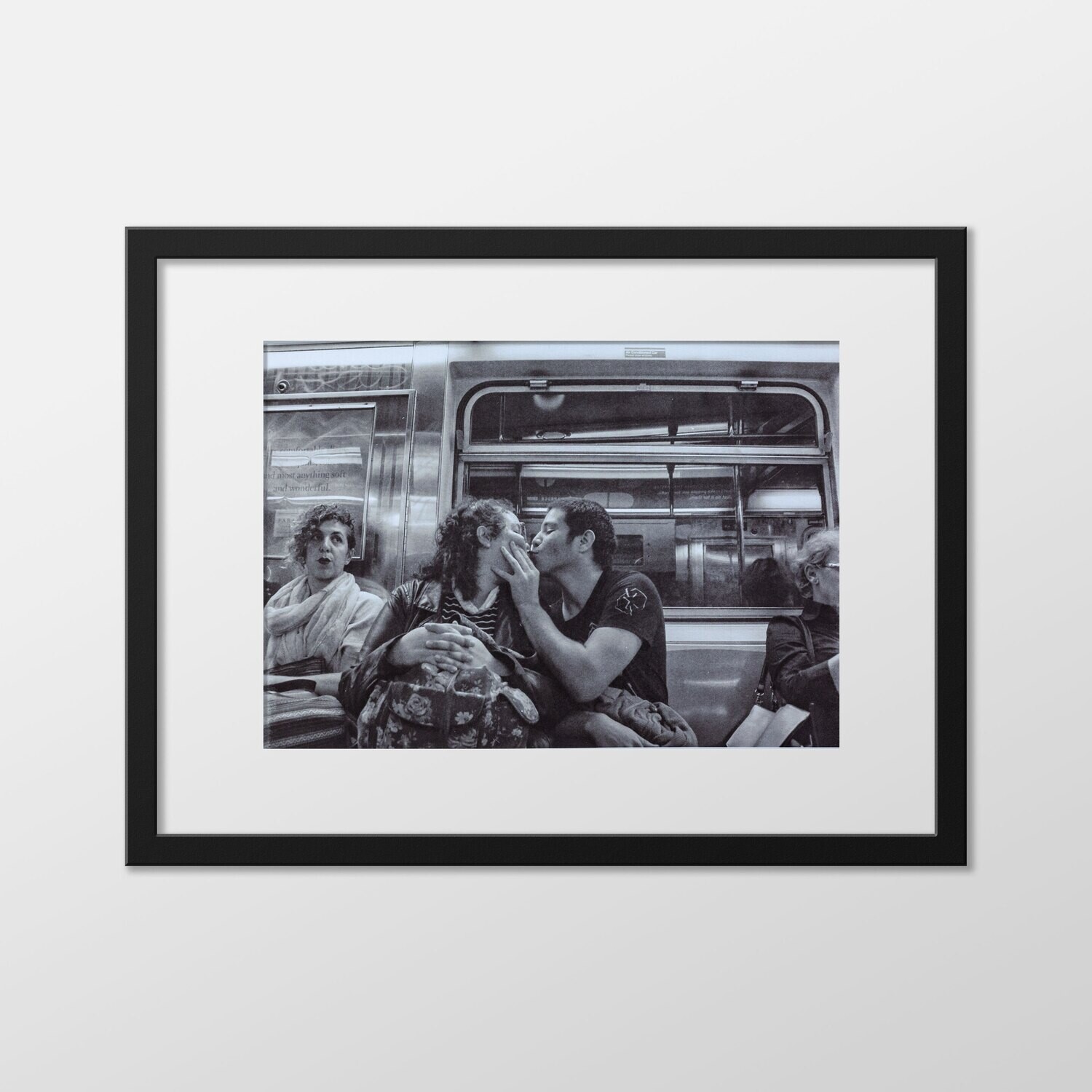 The Love Train, Want it Framed?: Black Wood Frame with 2" Matte and Plexi