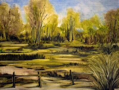 Bucolic Landscape | Metal Print