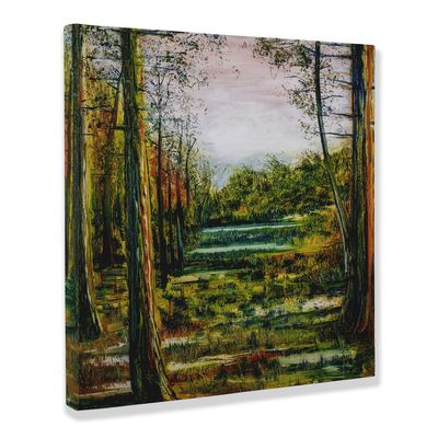 A Forest Pond | Print on Canvas