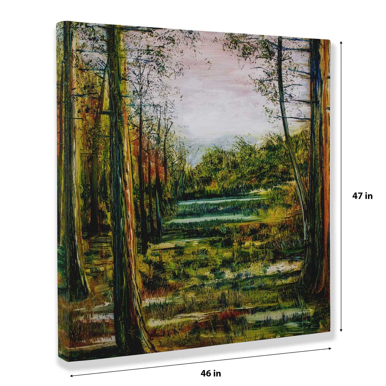 A Forest Pond | Print on Canvas
