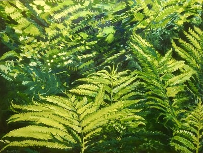 Lady Ferns | Original Oil Painting