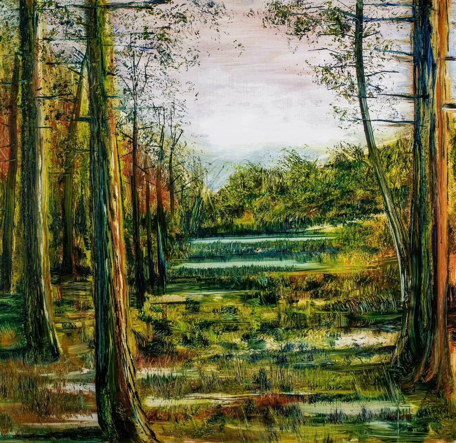 Forest Pond | Original Oil Painting