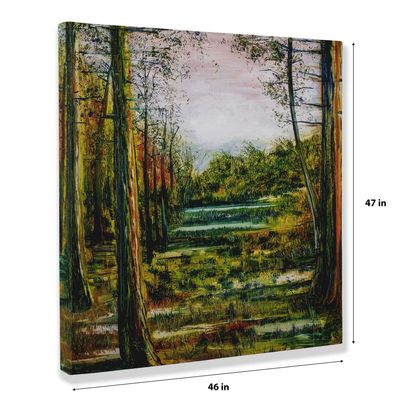 A Forest Pond | Print on Canvas