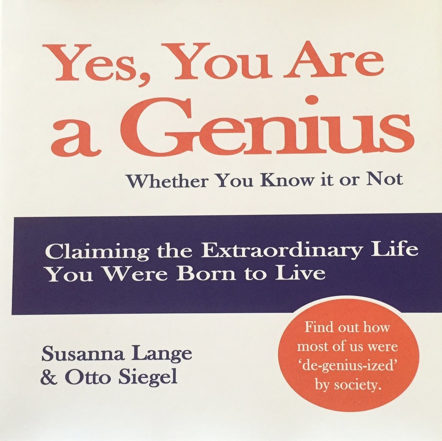 Yes, You Are a Genius - Hardcover Book