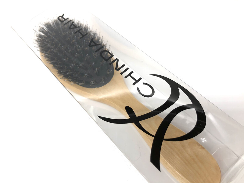 Chindia hair shine extension brush Wood/boar hair