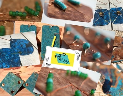 Handcrafted Copper Earrings