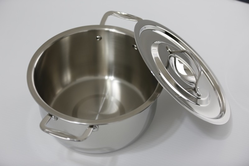 Stainless Steel Sauce Pot with Stainless Steel Cover Stainless Steel Sauce Pot with Stainless Steel Cover
