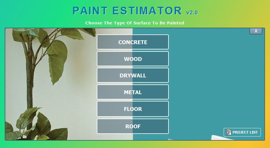 Paint Estimator v2.0