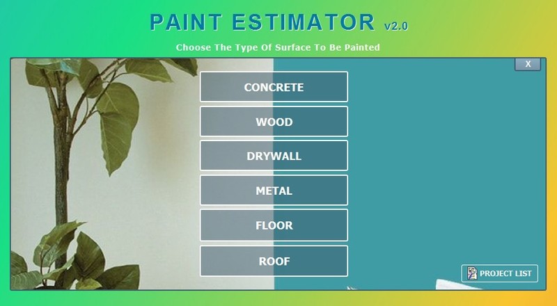 Paint Estimator v2.0