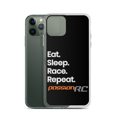 Eat Sleep Race Repeat iPhone Case