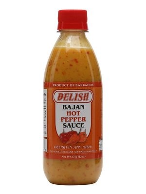 Delish Hot Pepper Sauce 2 x 375grm