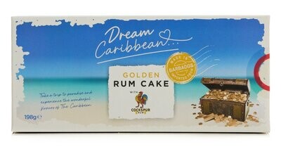 Barbados Golden Rum Cake with Cockspur Rum 2 x 198grm cartons