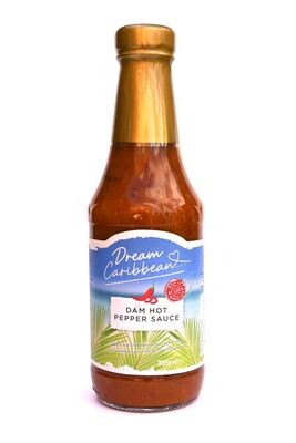 Dream Caribbean St Lucia Dam Hot Pepper Sauce 2 x 359ml bottles