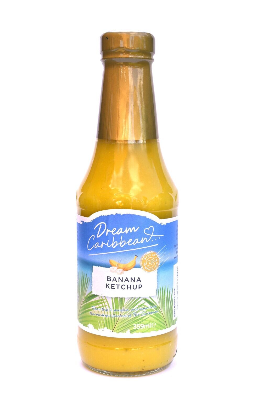 Dream Caribbean St Lucia Banana Ketchup 2 x 359ml bottles