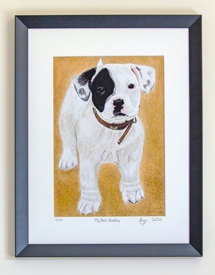 Signed Limited Edition Print 'My Best Buddy' by Karl Loxley
