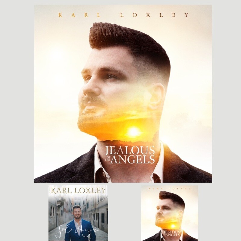 Karl Loxley &#39;Solo Amore&#39; Signed CD Album + Signed Jealous of the Angels Single CD Bundle
