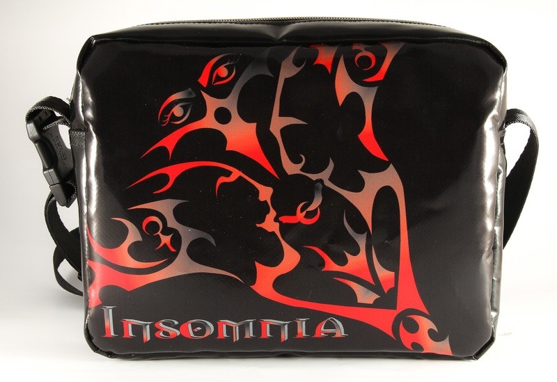 Handtasche INSOMNIA Volcano Black - Handarbeit - Made in Germany