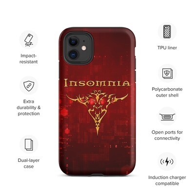INSOMNIA Hardcase iPhone Red&Gold