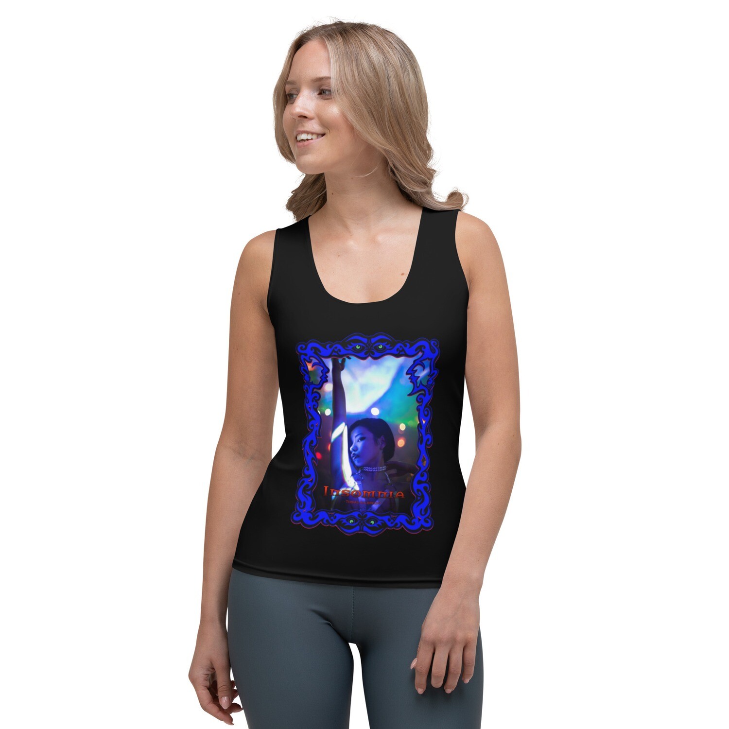 INSOMNIA Nights Blue Light Shadow Damen Tank Top